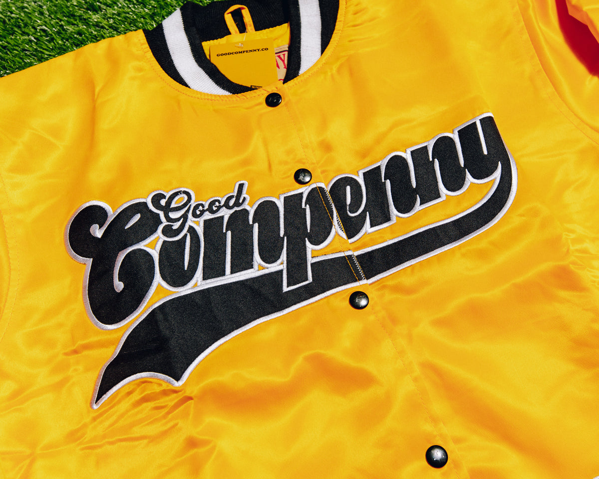 GC "GOLD YELLOW" SATIN JACKET
