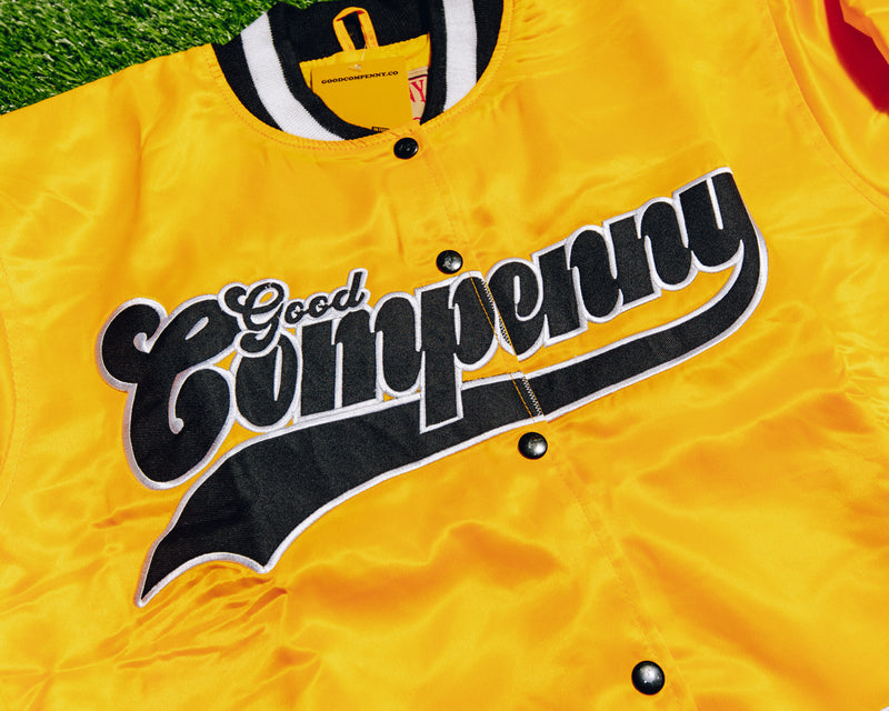 GC "GOLD YELLOW" SATIN JACKET
