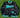 GC "BLACK AQUA" SATIN JACKET