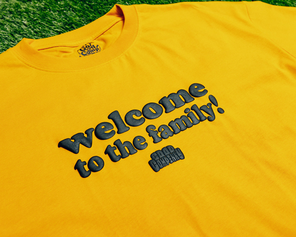 WELCOME TO THE FAMILY "YELLOW / BLACK" SHIRT