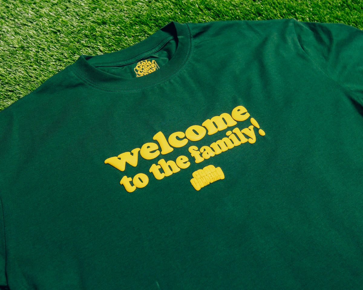WELCOME TO THE FAMILY "GREEN / YELLOW" SHIRT