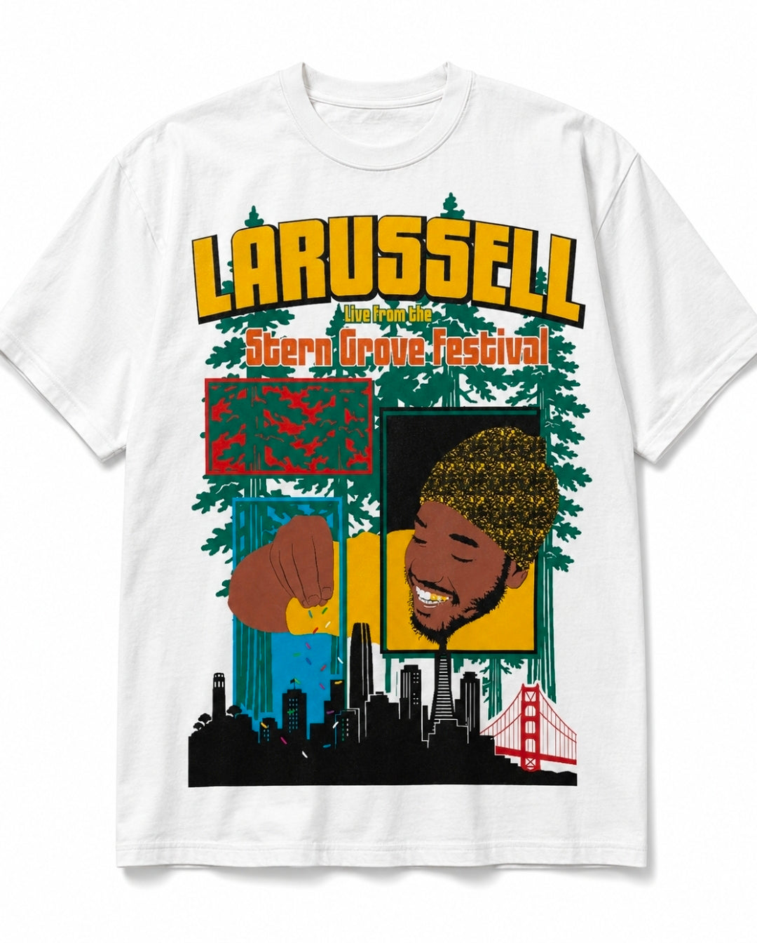 LARUSSELL STERN GROVE FEST TSHIRT