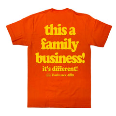 "FAMILY BUSINESS" TEE [ORANGE]