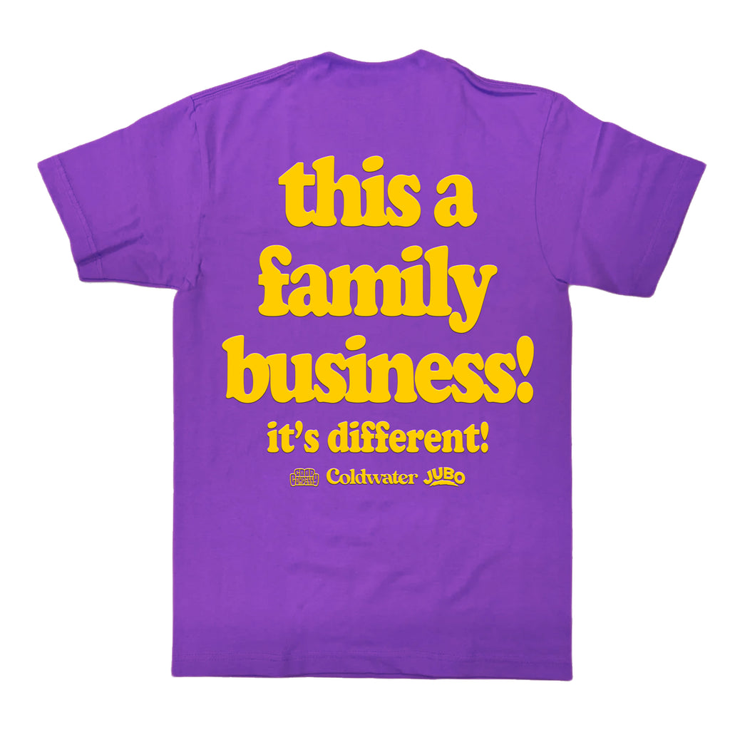 "FAMILY BUSINESS" TEE [PURPLE]