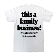 "FAMILY BUSINESS" TEE [WHITE]